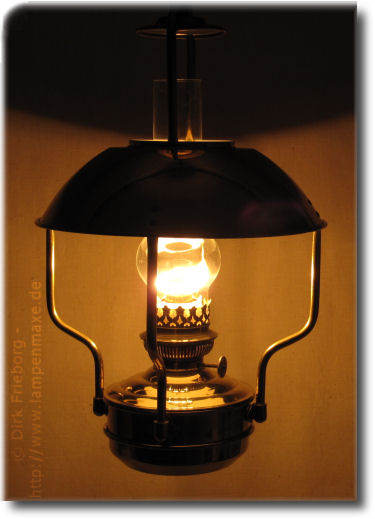 Clipper Lamp in Betrieb